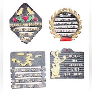 Vintage Trivet Novelty Funny Humor Women Love Made In The USA